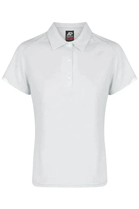 Aussie Pacific Ladies Morris Polo Shirt 2317 Aussie Pacific LIGHT GREY/WHITE 6