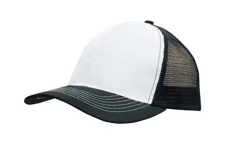 Headwear Mesh Back Breathable P/twill 3819 Caps X12 - 3819 - Allsorts Workwear