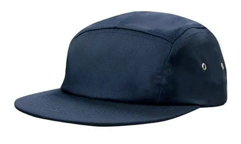 Headwear Square Front Flat Peak Cotton Cap X12 - 3899 - Allsorts Workwear