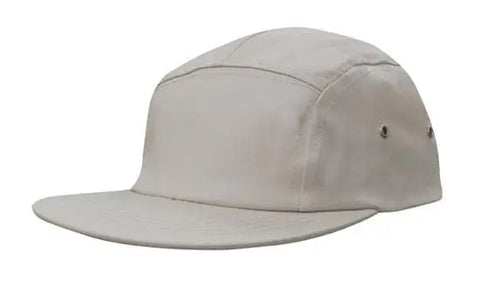 Headwear Square Front Flat Peak Cotton Cap X12 - 3899 - Allsorts Workwear