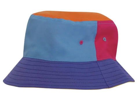Headwear Multi Colour Breathable P/t Bucket Hat X12 - 3941 - Allsorts Workwear