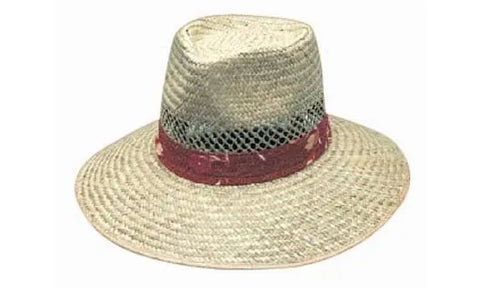 Headwear Pinched Straw Green Under/toggle Hat X12 - S3942 - Allsorts Workwear
