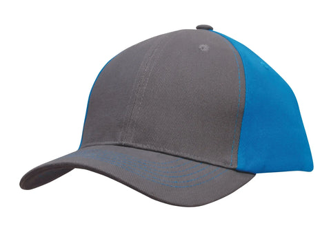 Headwear Brushed Heavy Cotton 2 Tone Cap X12 - 4001 - Allsorts Workwear