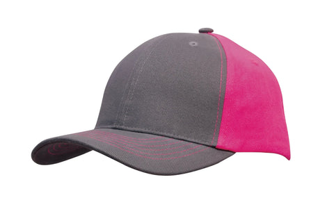Headwear Brushed Heavy Cotton 2 Tone Cap X12 - 4001 - Allsorts Workwear