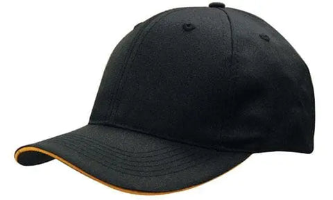 Headwear Beathable P/twill W/sandwich Cap X12 - 4009 - Allsorts Workwear