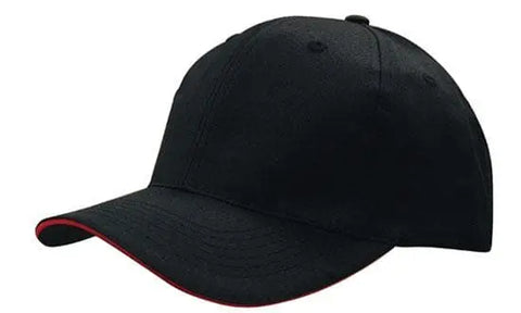 Headwear Beathable P/twill W/sandwich Cap X12 - 4009 - Allsorts Workwear