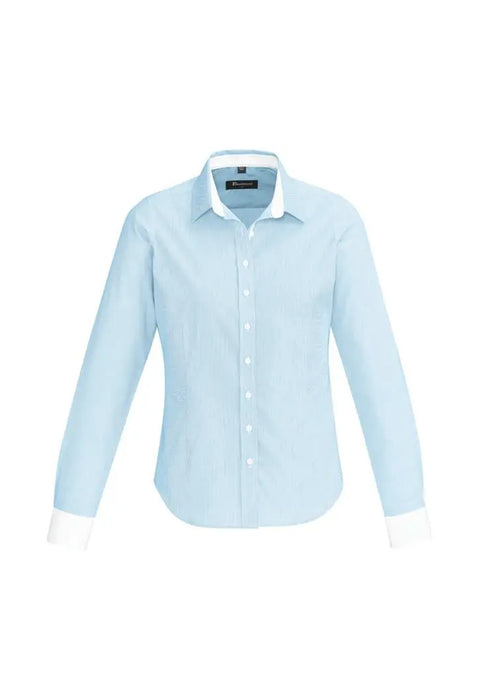 Biz Corporates Fifth Avenue Womens Long Sleeve Shirt 40110 - Flash Uniforms