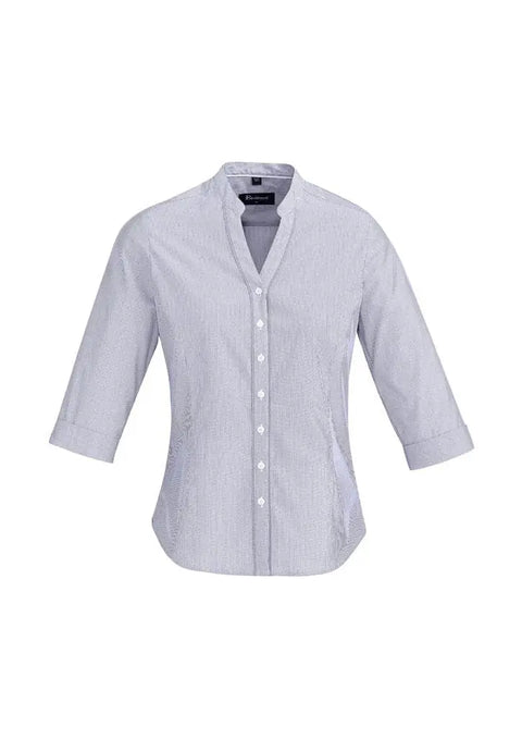 Biz Corporate Bordeaux Womens 3/4 Sleeve Shirt 40114 - Flash Uniforms