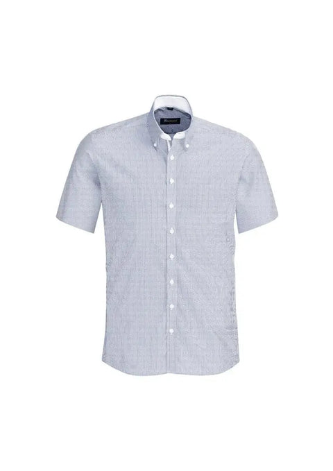 Biz Corporates Fifth Avenue Mens Short Sleeve Shirt 40122 - Flash Uniforms