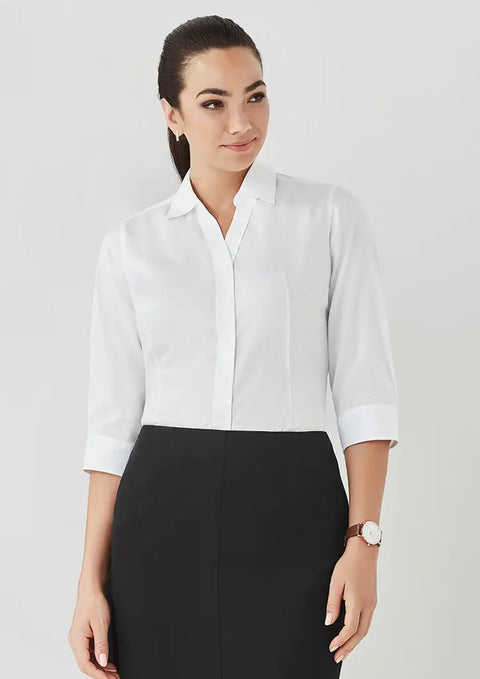 Biz Corporates Hudson Womens 3/4 Sleeve Shirt 40311 - Allsorts Workwear