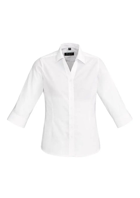 Biz Corporates Hudson Womens 3/4 Sleeve Shirt 40311 - Flash Uniforms