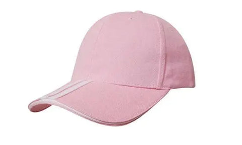 Headwear Bhc 2 Stripe Peak & Sandwich Cap X12 - 4074 - Allsorts Workwear