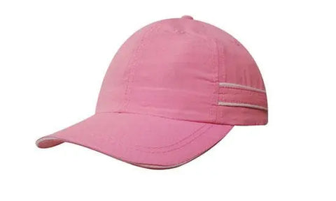 Headwear Microfibre Cap W/piping & Sandwich X12 - 4077 - Allsorts Workwear