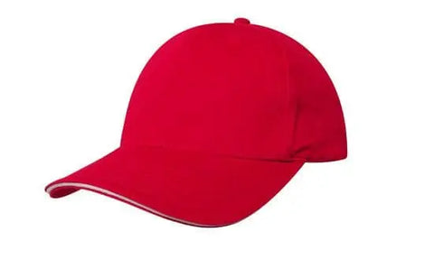 Headwear Chino Twill Cap W/sandwcih X12 - 4080 - Allsorts Workwear