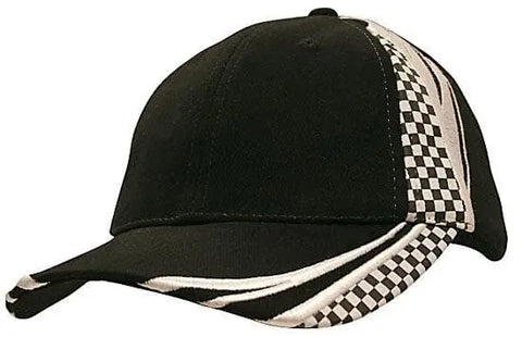 Headwear Checks And Embroidery Cap X12 - 4083 - Allsorts Workwear