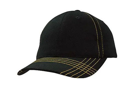 Headwear With Contrast Stitching Cap X12 - 4086 - Allsorts Workwear