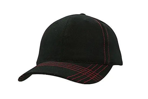 Headwear With Contrast Stitching Cap X12 - 4086 - Allsorts Workwear