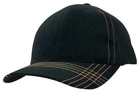 Headwear With Contrast Stitching Cap X12 - 4086 - Allsorts Workwear