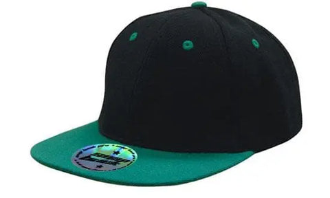 Headwear Two Tone Flat Peak Cap X12 - 4106 - Allsorts Workwear