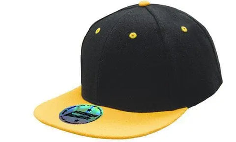 Headwear Two Tone Flat Peak Cap X12 - 4106 - Allsorts Workwear