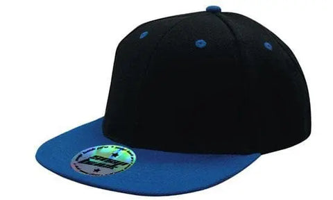 Headwear Two Tone Flat Peak Cap X12 - 4106 - Allsorts Workwear