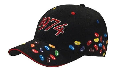 Headwear Bhc Embroidered Jelly Bean Cap X12 - 4119 - Allsorts Workwear