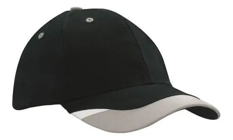 Headwear Bhc W/peak Indent & Print Cap X12 - 4125 - Allsorts Workwear