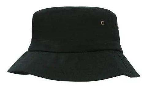 Headwear Bhs Twill Youth's Bucket Hat X12 - 4133 - Allsorts Workwear