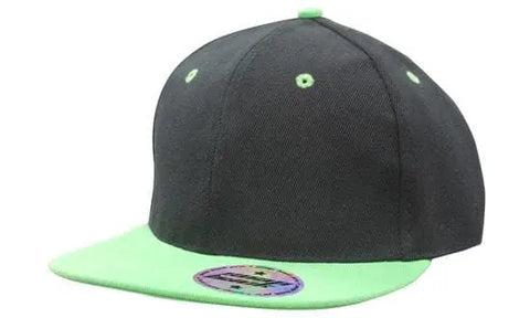 Headwear American/t Flat Peak 2 Tone Cap X12 - Allsorts Workwear