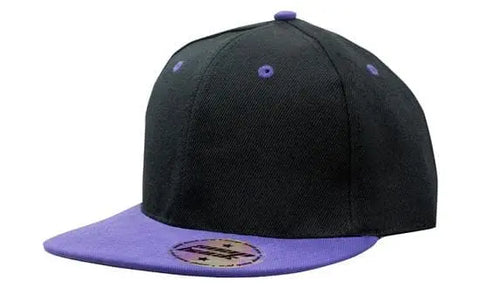 Headwear American/t Flat Peak 2 Tone Cap X12 - Allsorts Workwear