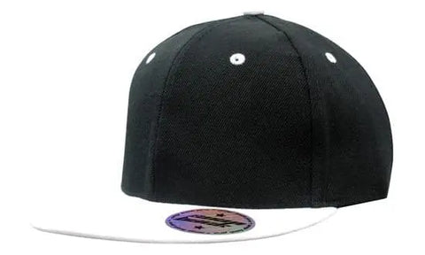 Headwear American/t Flat Peak 2 Tone Cap X12 - Allsorts Workwear