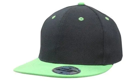 Headwear Kids Amer/t Flat Peak 2 Tone Cap X12 - Allsorts Workwear