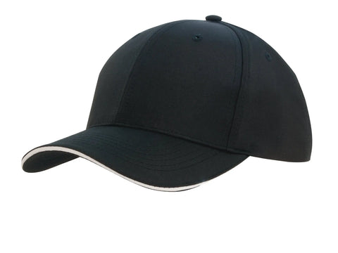 Headwear Sports Ripstop W/sandwich Cap X12 - 4149 - Allsorts Workwear