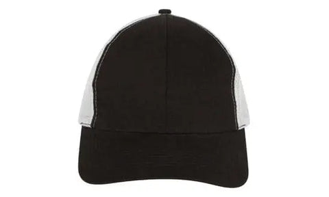 Headwear Brushed Cotton With Mesh Back  Cap X12 - 4181 - Allsorts Workwear