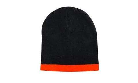Headwear Acrylic Two Tone Roll Down Beanie X12 - 4188 - Allsorts Workwear