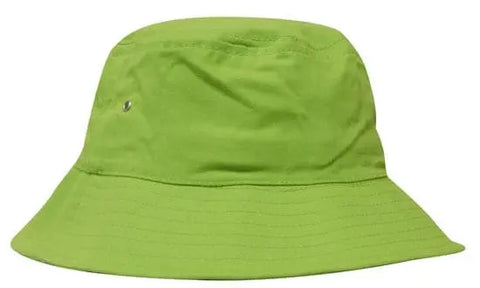 Headwear Bucket Hat With Sandwich Trim Brushed Heavy Sports Twill *no Sandwich* X12 - Allsorts Workwear