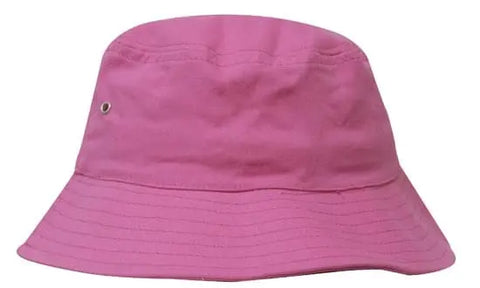 Headwear Bucket Hat With Sandwich Trim Brushed Heavy Sports Twill *no Sandwich* X12 - Allsorts Workwear