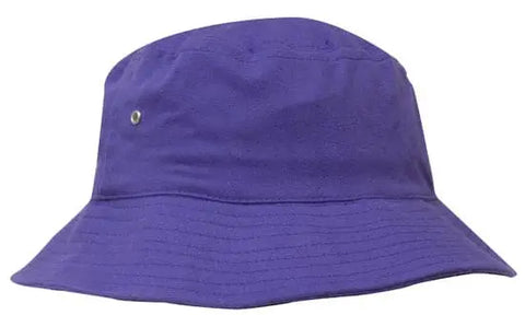 Headwear Bucket Hat With Sandwich Trim Brushed Heavy Sports Twill *no Sandwich* X12 - Allsorts Workwear
