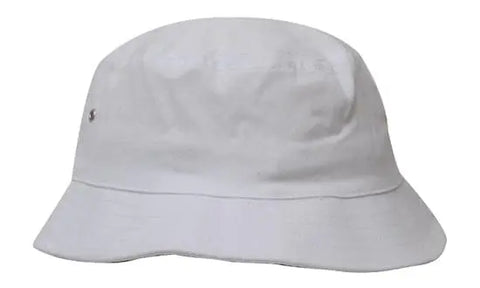 Headwear Bucket Hat With Sandwich Trim Brushed Heavy Sports Twill *no Sandwich* X12 - Allsorts Workwear