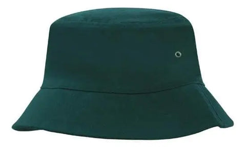 Headwear Bucket Hat With Sandwich Trim Brushed Heavy Sports Twill *no Sandwich* X12 - Allsorts Workwear
