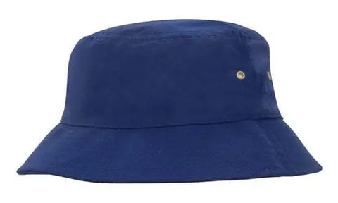Headwear Bucket Hat With Sandwich Trim Brushed Heavy Sports Twill *no Sandwich* X12 - Allsorts Workwear