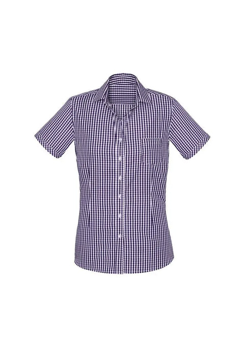 Biz Corporates Springfield Womens Short Sleeve Shirt 43412 - Flash Uniforms