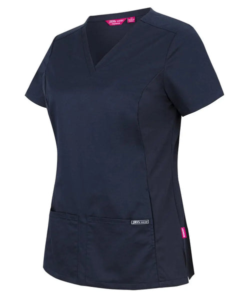 Jb's Ladies Premium Stretch Panel Scrub Top 4SUT1 - Allsorts Workwear