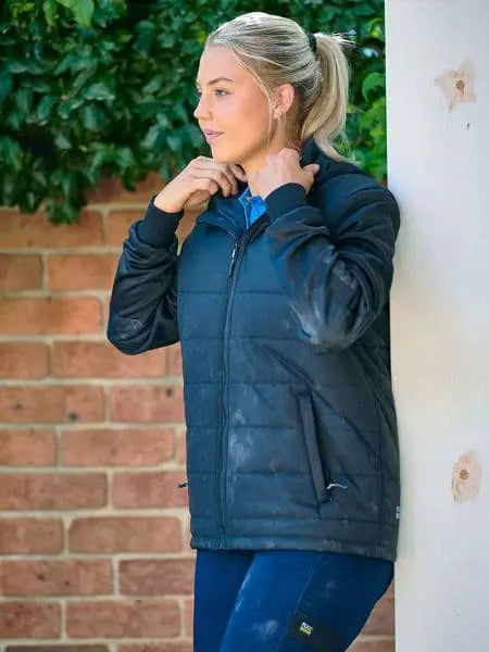 Bisley Workwear Puffer Fleece Hooded Jacket BJ6844 - Allsorts Workwear