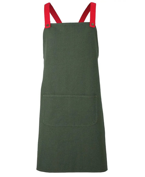 JB'S Cross-Back Canvas Apron (Without Straps) 5ACBC - Flash Uniforms