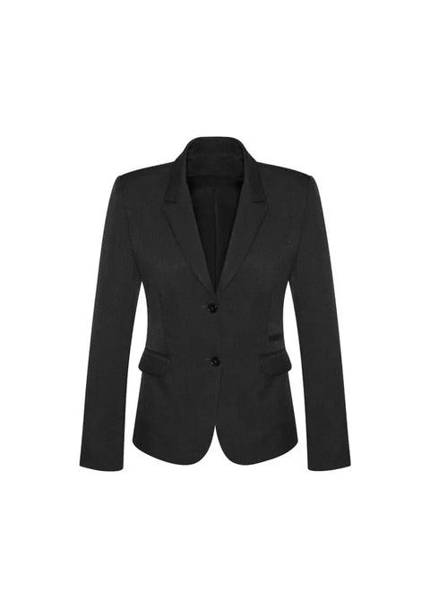 Biz Corporates Womens 2 Button Mid Length Jacket 64019 - Flash Uniforms