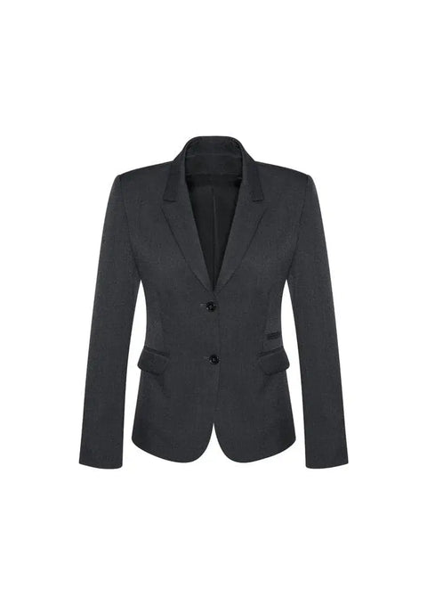 Biz Corporates Womens 2 Button Mid Length Jacket 64019 - Flash Uniforms