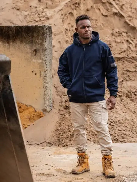 Bisley Workwear Work Fleece Full Zip Hoodie BK6725 - Allsorts Workwear