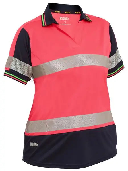 Bisley Women's Taped Hi Vis Polo Shirt BKL1225T - Allsorts Workwear