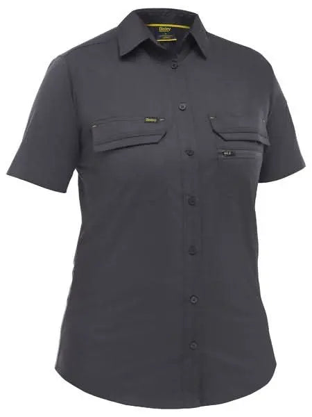 Bisley Women's X Airflow Stretch Ripstop Work Shirt BL1490 - Allsorts Workwear